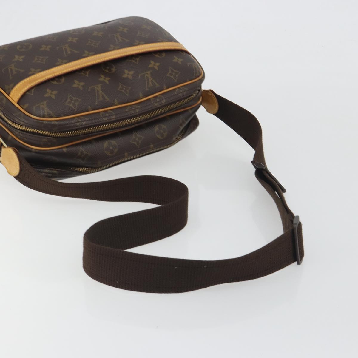 LOUIS VUITTON Monogram Reporter PM Shoulder Bag M45254 LV Auth 192513
