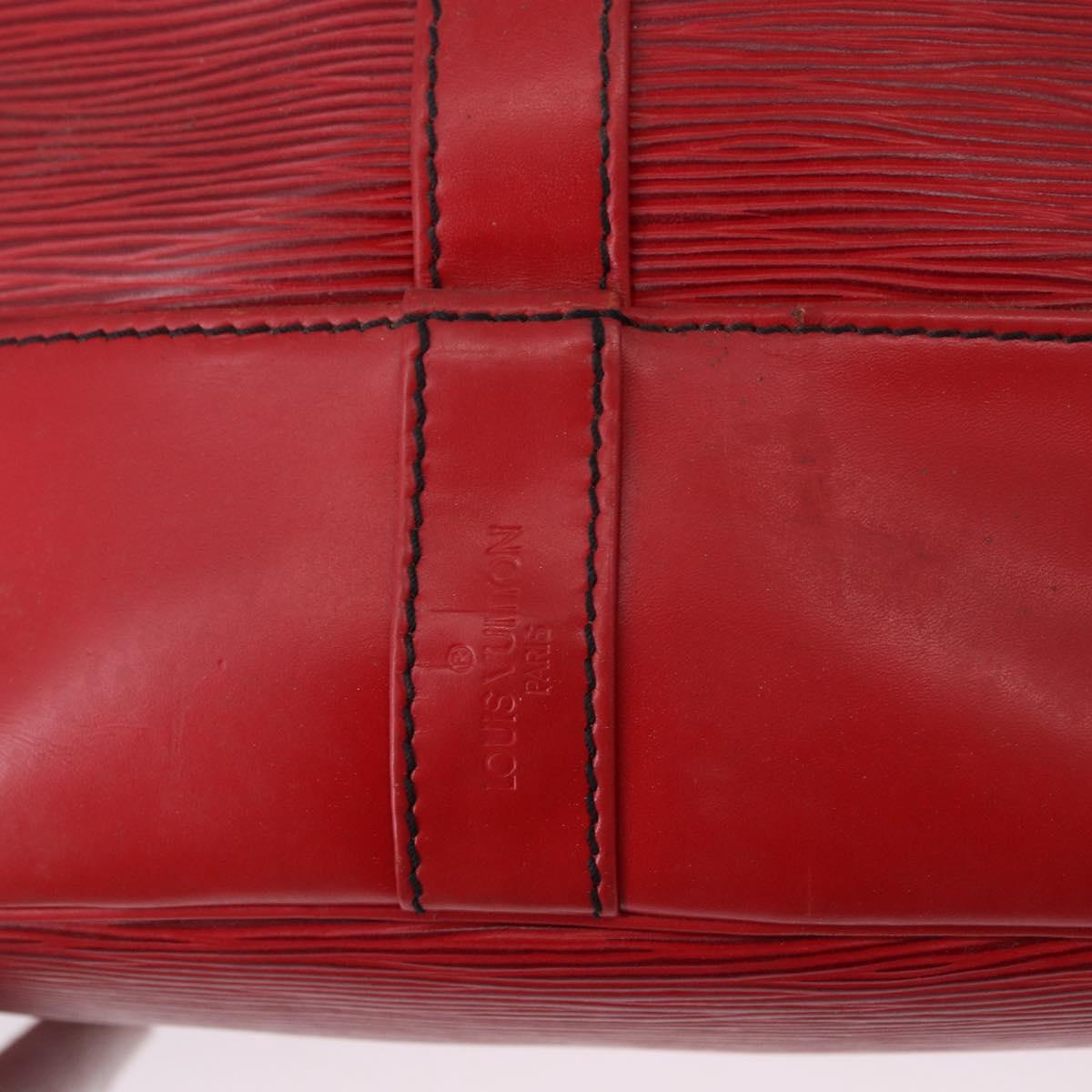 LOUIS VUITTON Epi Randonnee GM Shoulder Bag Red M43087 LV Auth 192514