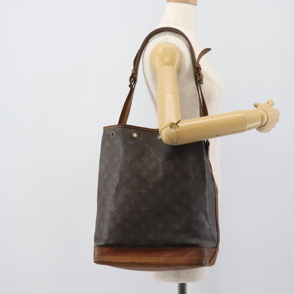 LOUIS VUITTON Monogram Petit Noe Shoulder Bag M42226 LV Auth 192516