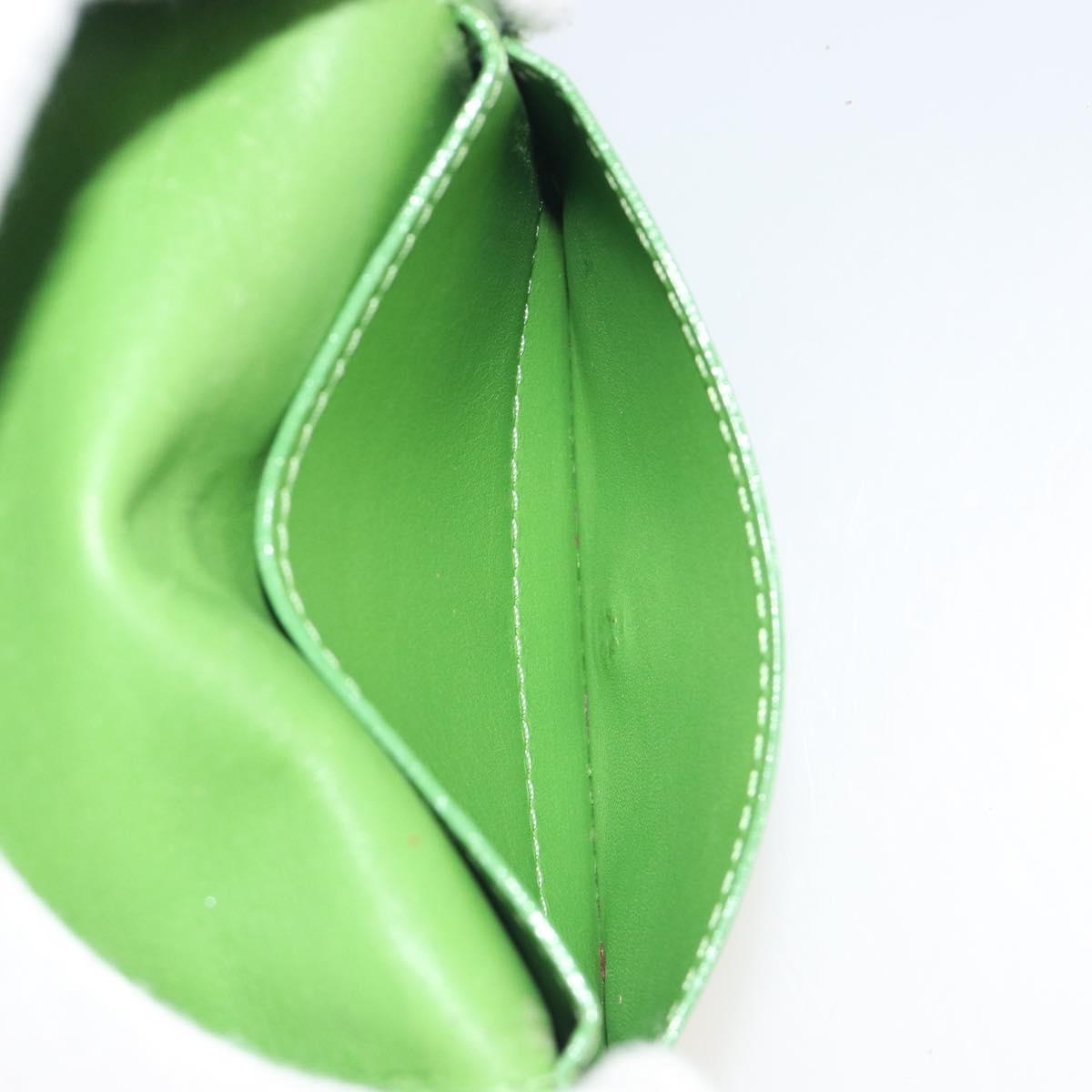 LOUIS VUITTON Monogram Vernis Ludlow Coin Purse Vert Tonic M93631 LV Auth 192520