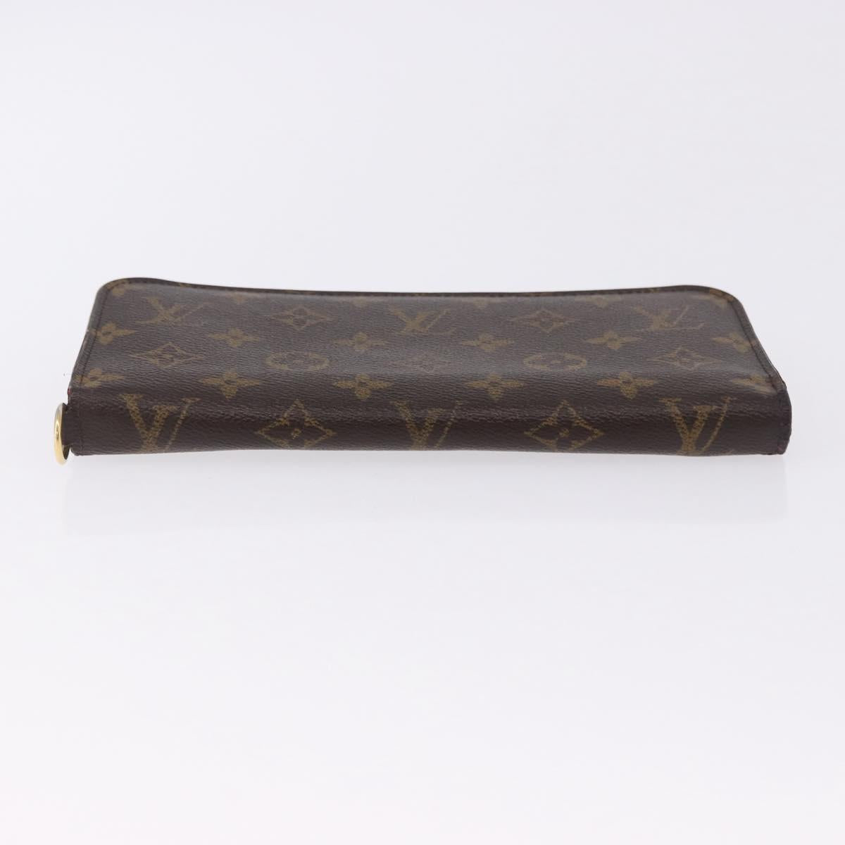 LOUIS VUITTON Monogram PortefeuilleInsolite Long Wallet Rouge M60454 Auth 192548