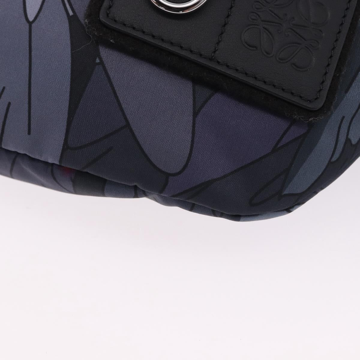 LOEWE LOEWE × Studio Ghibli Howl Bum Bag Nylon Black Gray Auth 192555SM