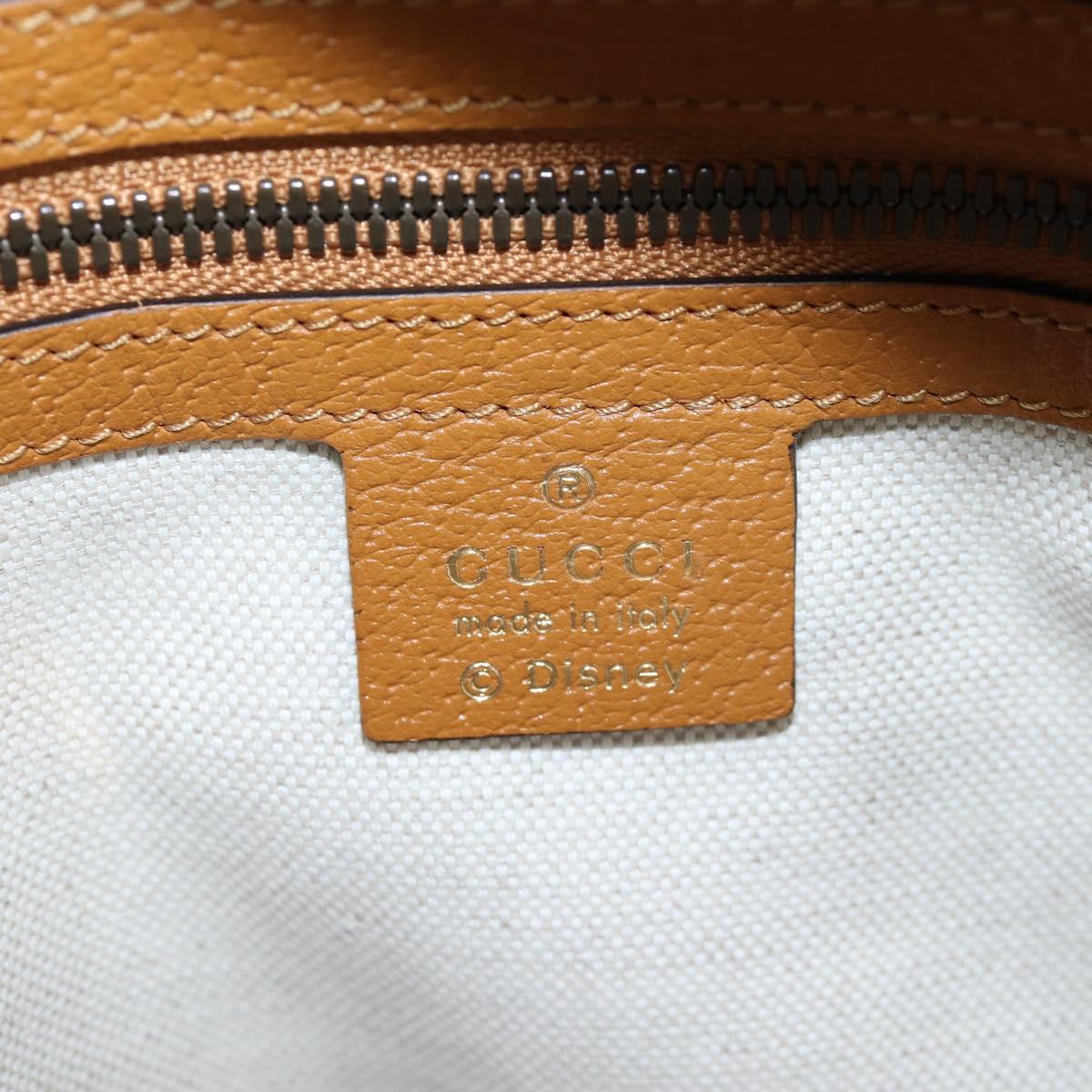 GUCCI Micro GG Supreme Disney Backpack PVC Beige Gold 552884 Auth 192557SM
