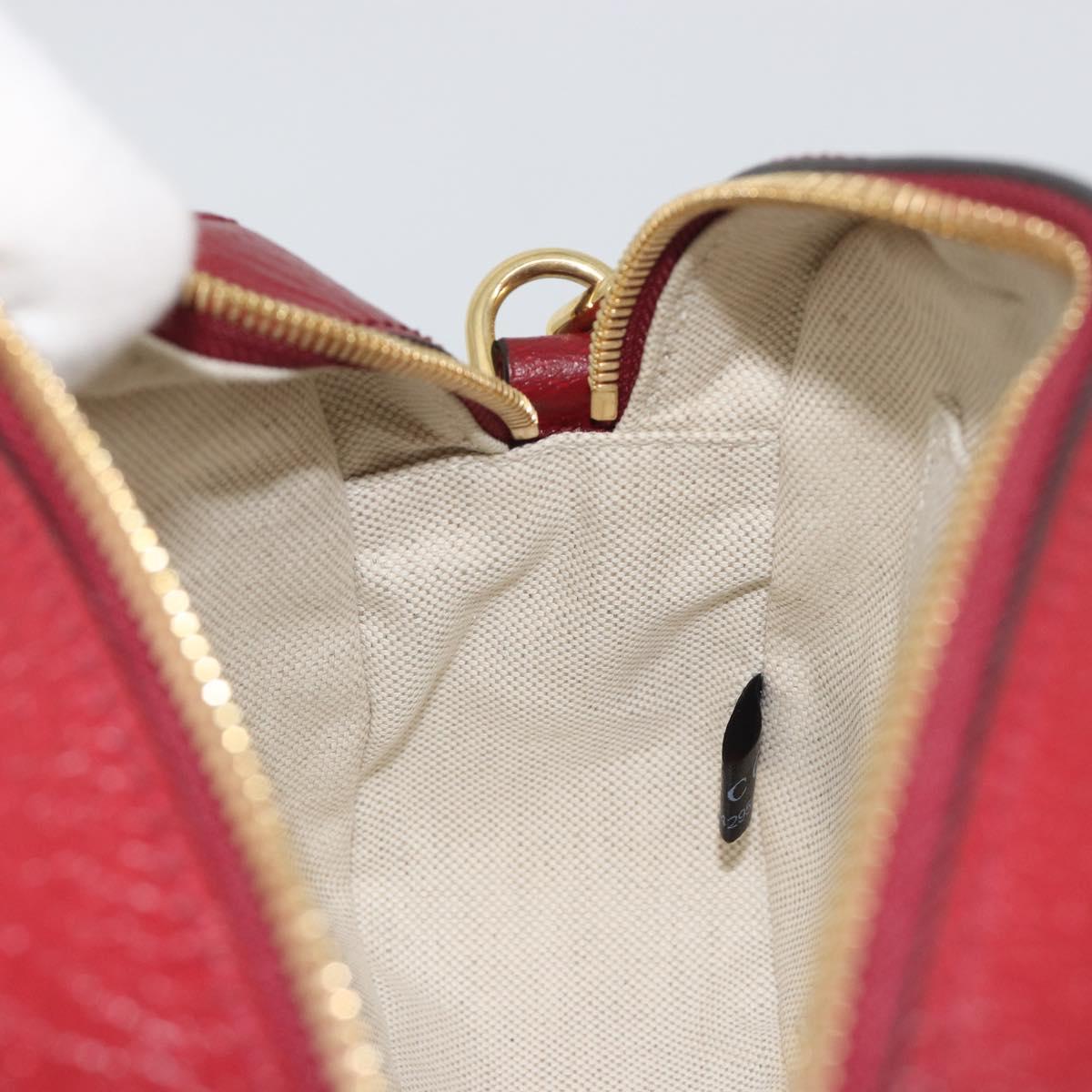 GUCCI Micro GG Supreme Doraemon Collaboration Bag PVC Beige 574886 Auth 192558SM