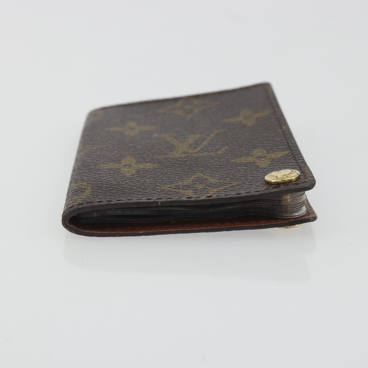LOUIS VUITTON Monogram Porto Cartes Crdit Pression Card Case M60937 Auth 192559