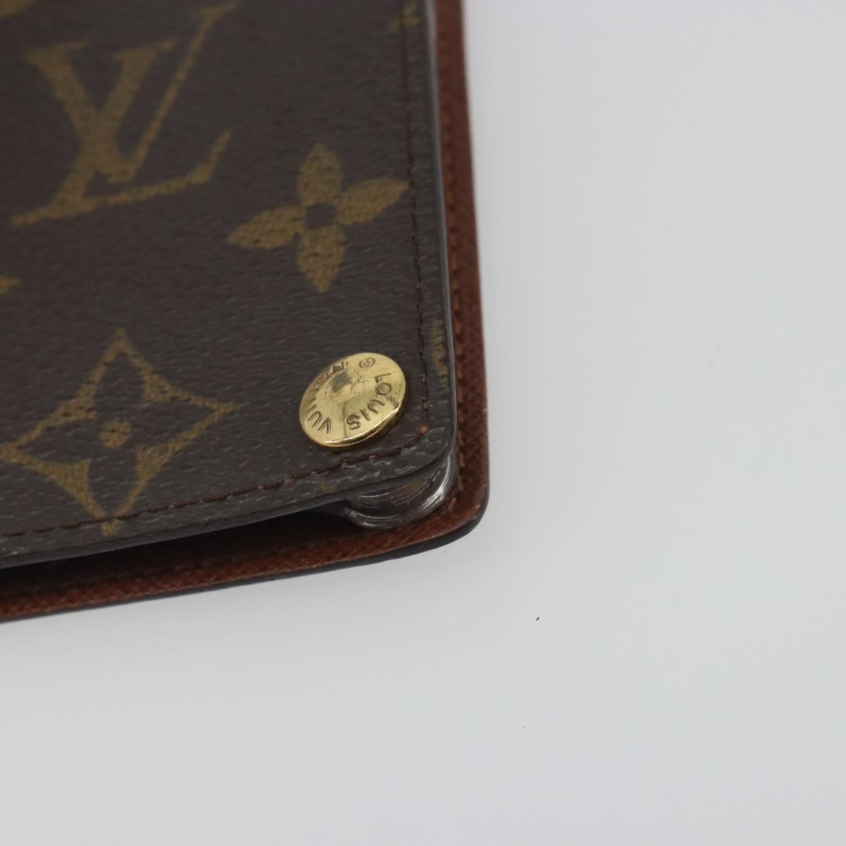 LOUIS VUITTON Monogram Porto Cartes Crdit Pression Card Case M60937 Auth 192559