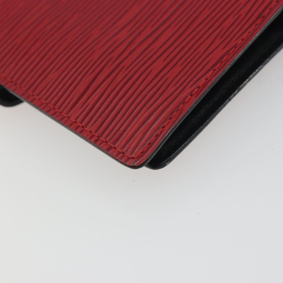 LOUIS VUITTON Epi Agenda PM Day Planner Cover Red R20057 LV Auth 192601