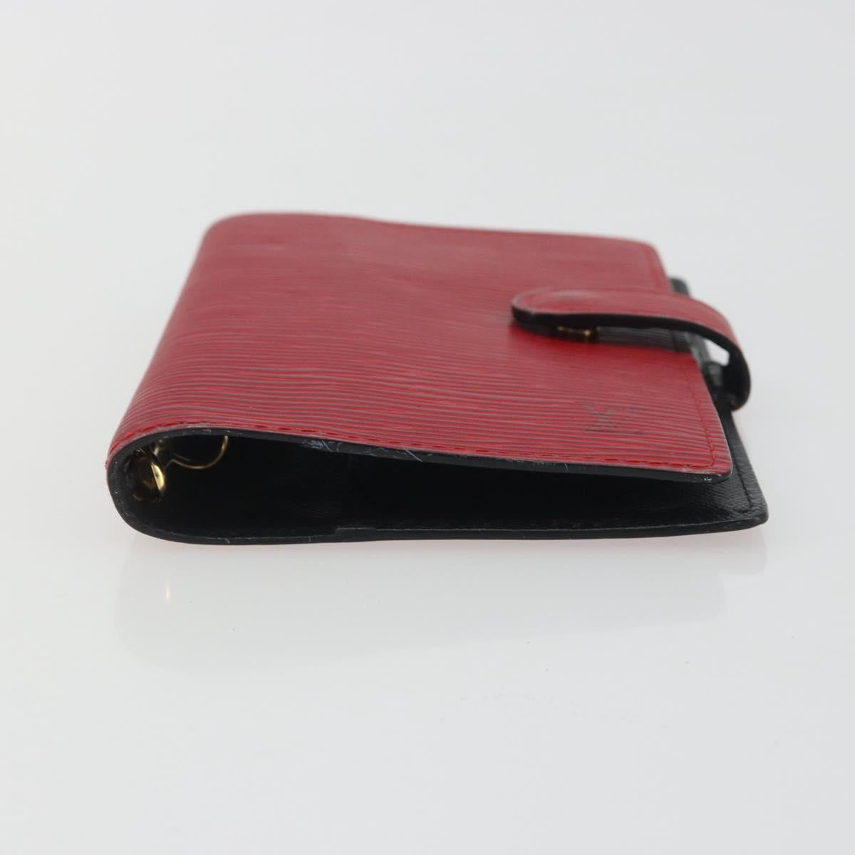 LOUIS VUITTON Epi Agenda PM Day Planner Cover Red R20057 LV Auth 192601