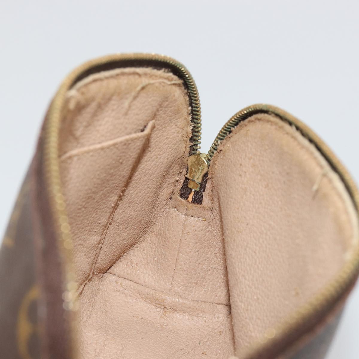 LOUIS VUITTON Monogram Pochette Cosmetic PM Pouch M43998 LV Auth 192605