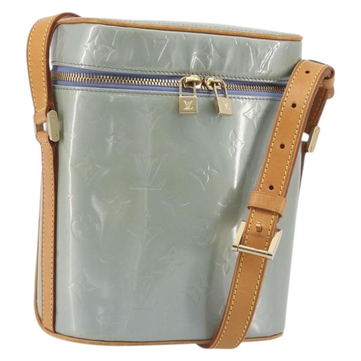 LOUIS VUITTON Monogram Vernis Sullivan Vertical Bag Lavande M91258 Auth 192607A