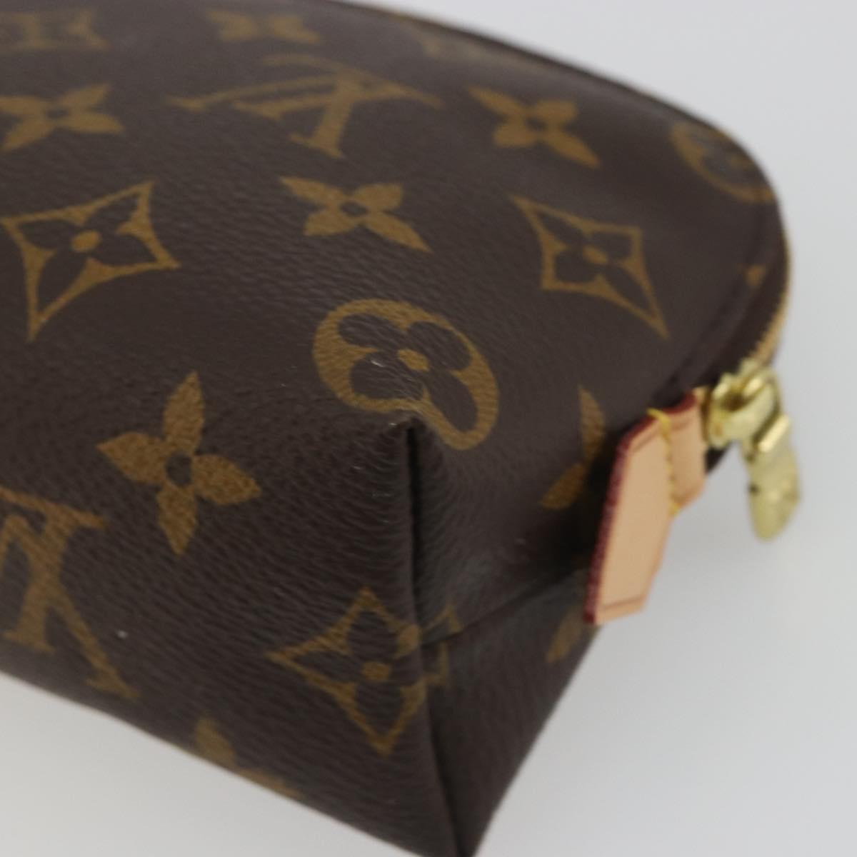 LOUIS VUITTON Monogram Pochette Cosmetic PM Pouch M43998 LV Auth 192609