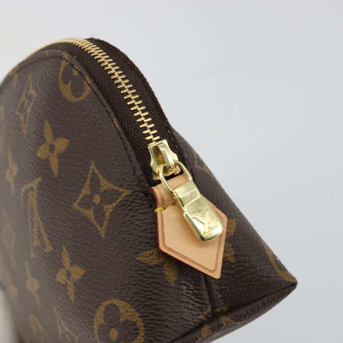 LOUIS VUITTON Monogram Pochette Cosmetic PM Pouch M43998 LV Auth 192609