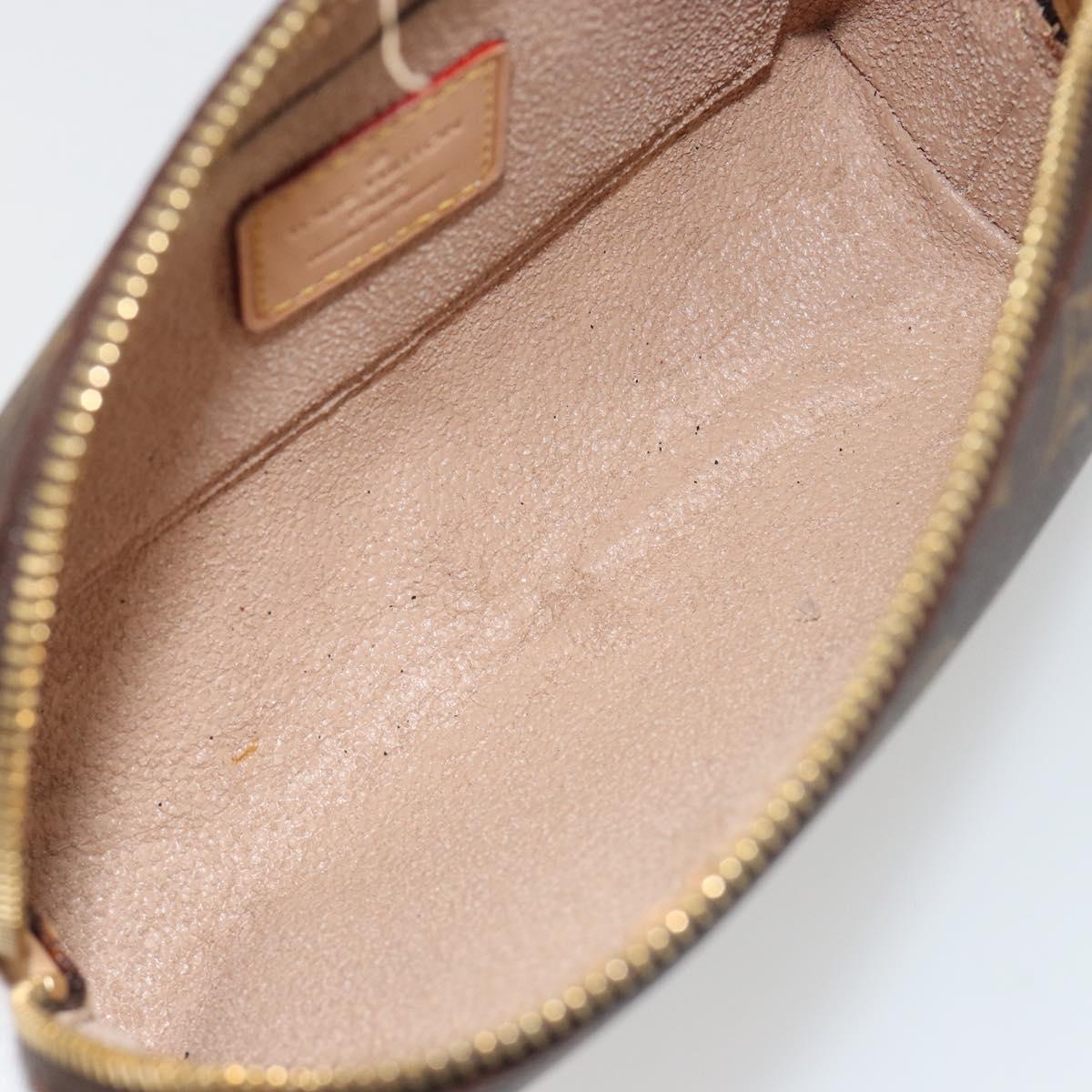 LOUIS VUITTON Monogram Pochette Cosmetic PM Pouch M43998 LV Auth 192609