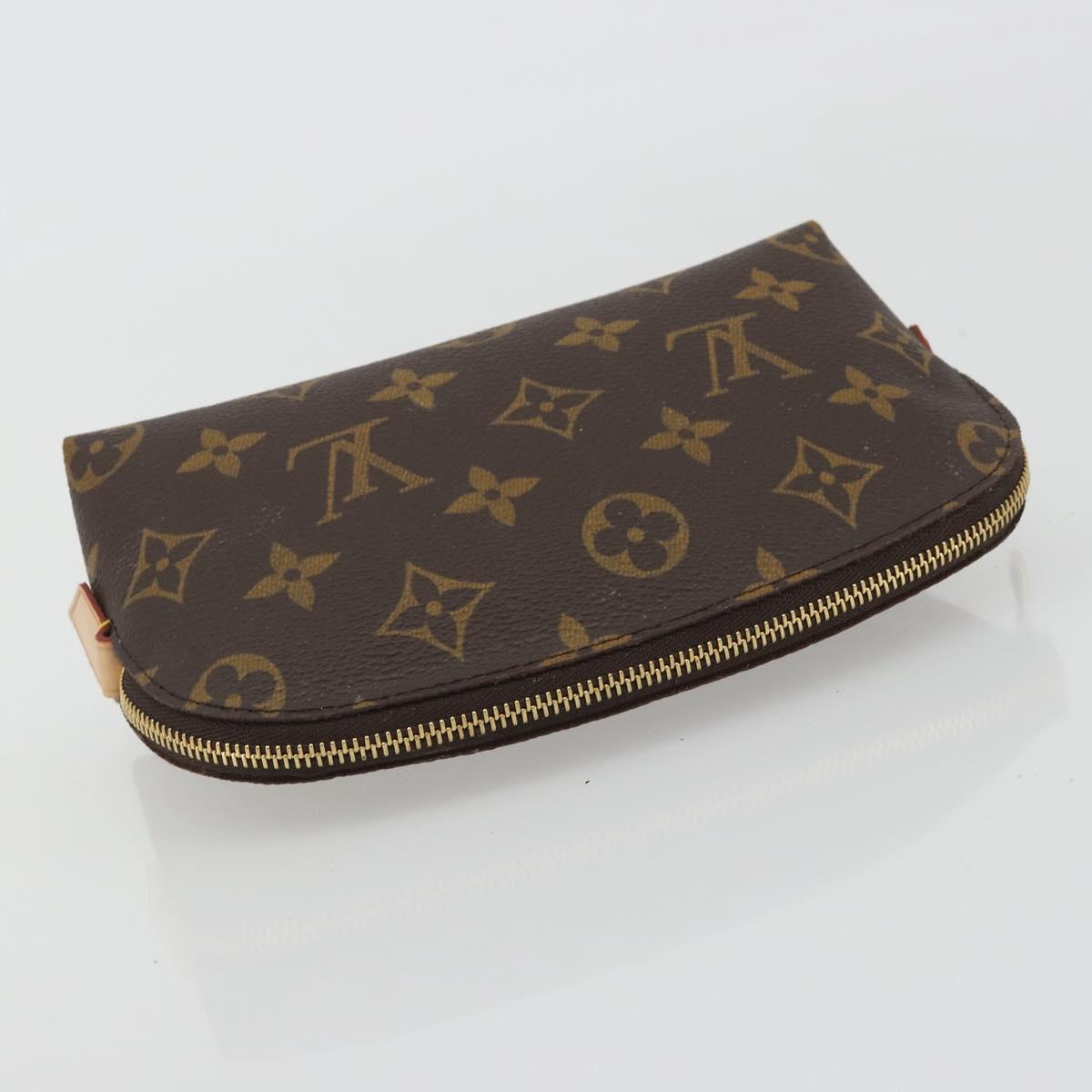 LOUIS VUITTON Monogram Pochette Cosmetic PM Pouch M43998 LV Auth 192609