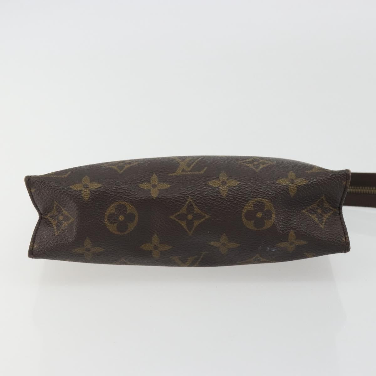 LOUIS VUITTON Monogram Poche Toilette 19 Pouch M47544 LV Auth 192610