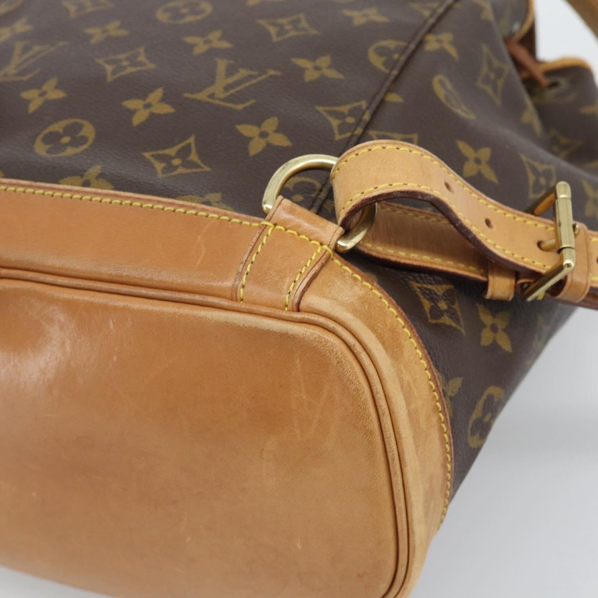 LOUIS VUITTON Monogram Montsouris MM Backpack M51136 LV Auth 192611