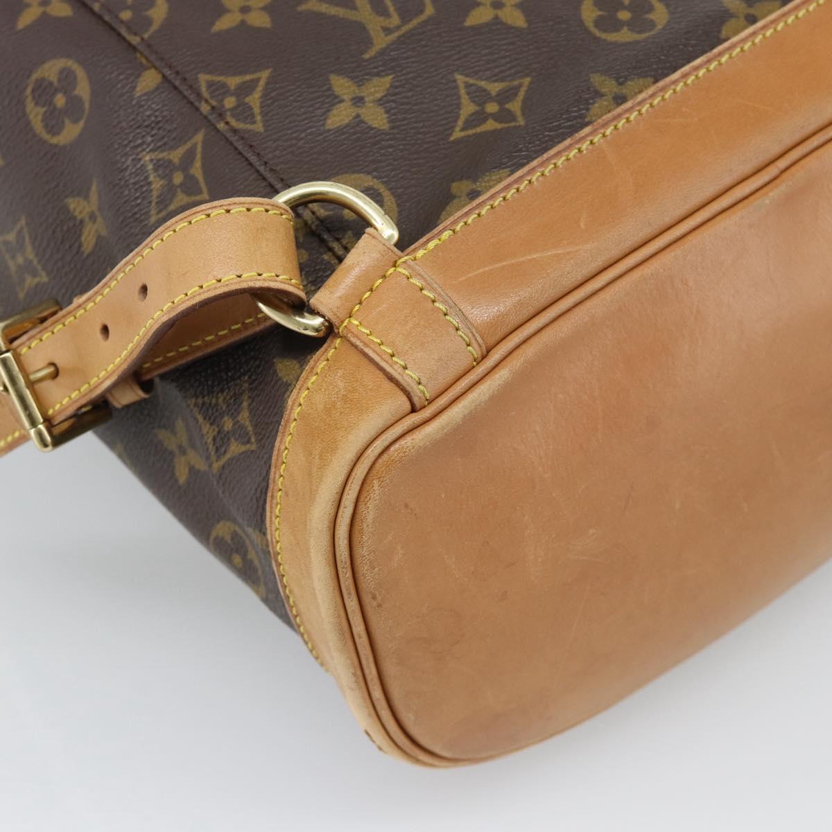 LOUIS VUITTON Monogram Montsouris MM Backpack M51136 LV Auth 192611