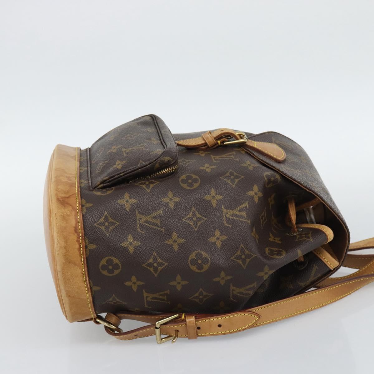 LOUIS VUITTON Monogram Montsouris MM Backpack M51136 LV Auth 192611