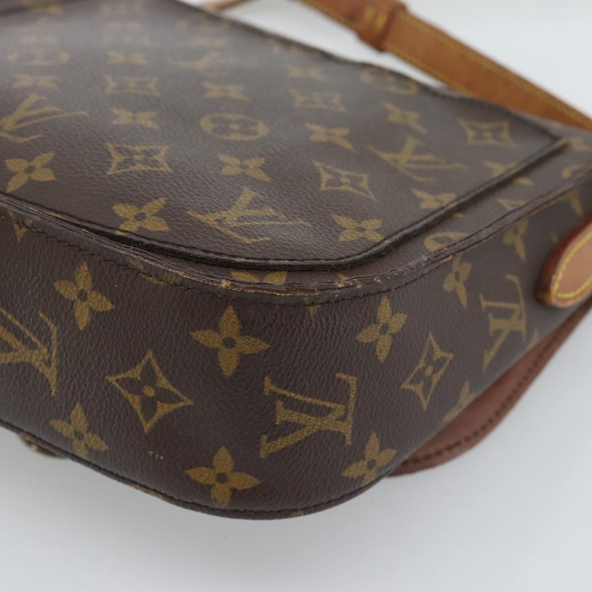 LOUIS VUITTON Monogram Saint Cloud GM Shoulder Bag M51242 LV Auth 192612