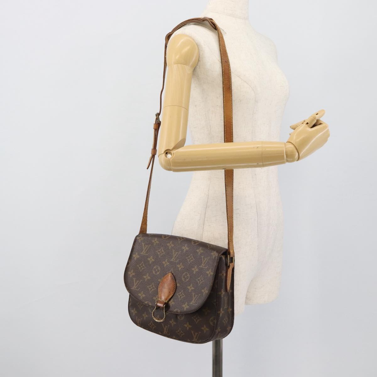 LOUIS VUITTON Monogram Saint Cloud GM Shoulder Bag M51242 LV Auth 192612