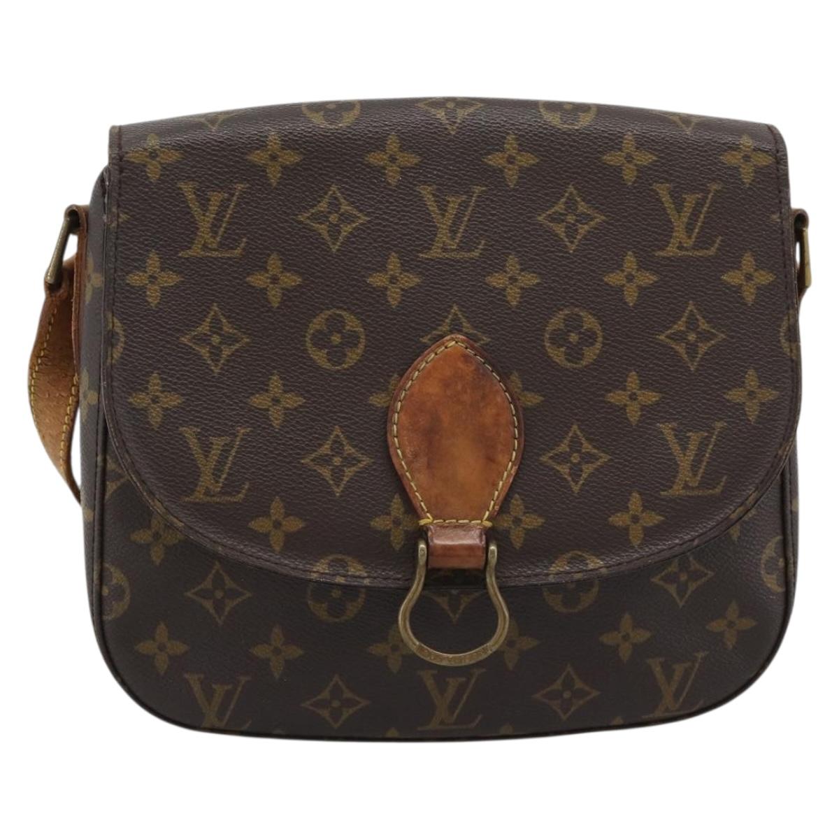 LOUIS VUITTON Monogram Saint Cloud GM Shoulder Bag M51242 LV Auth 192612