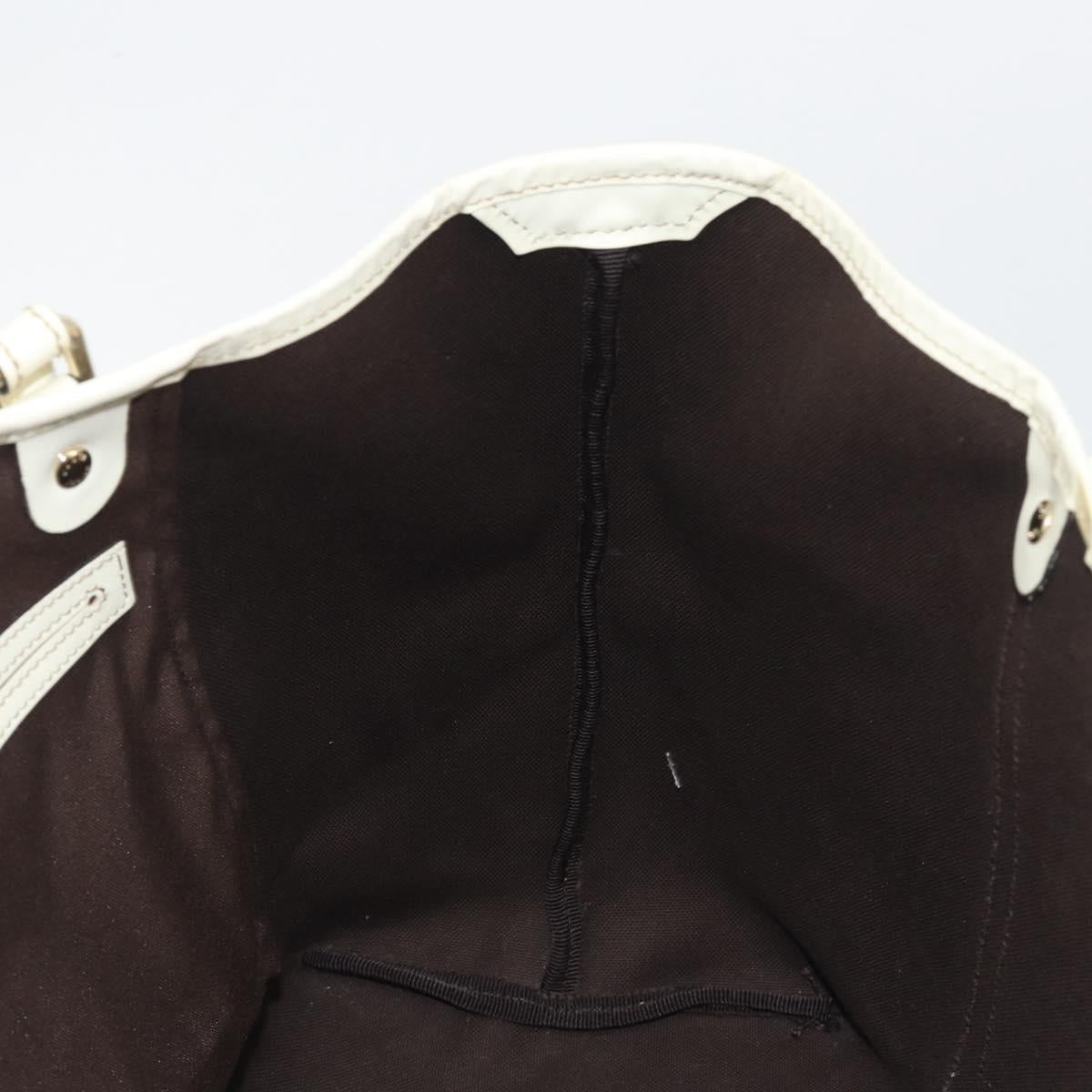 GUCCI GG Supreme Tote Bag PVC Beige Gold 197953 Auth 192623A