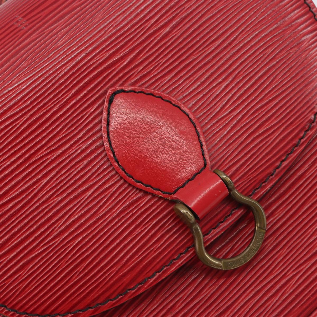 LOUIS VUITTON Epi Saint Cloud PM Shoulder Bag Red M52217 LV Auth 192629