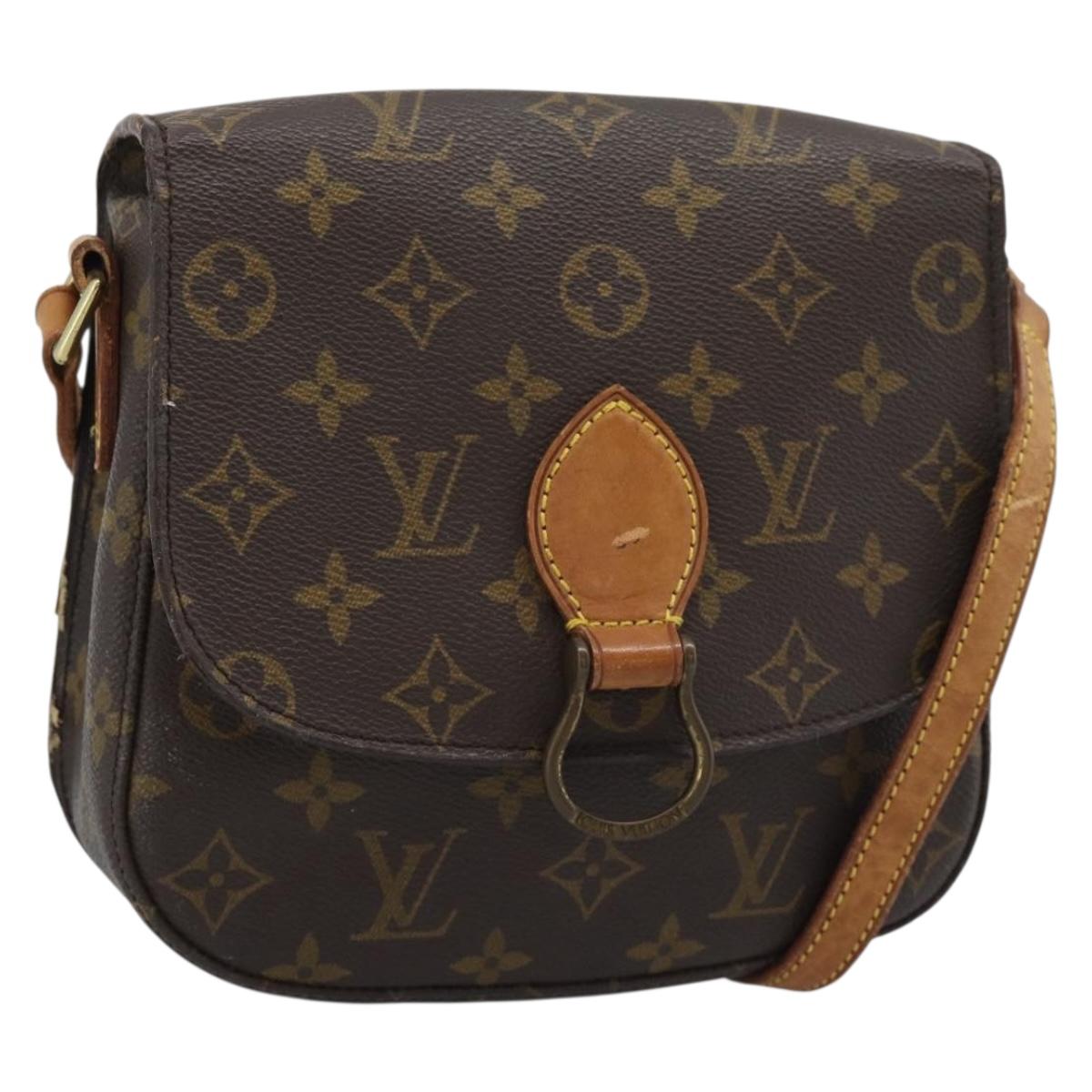 LOUIS VUITTON Monogram Saint Cloud MM Shoulder Bag M51243 LV Auth 192630