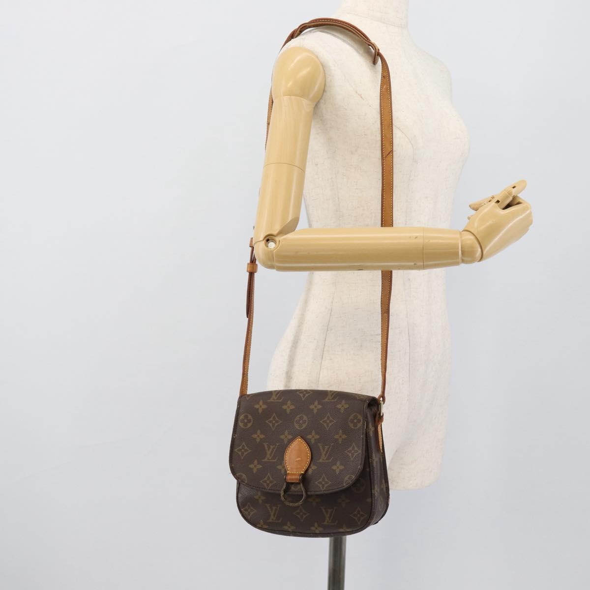 LOUIS VUITTON Monogram Saint Cloud MM Shoulder Bag M51243 LV Auth 192630