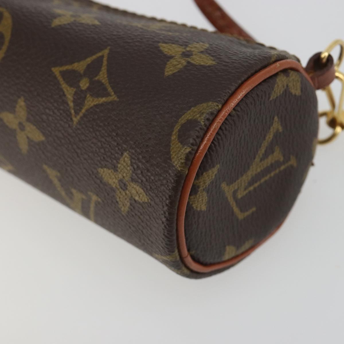 LOUIS VUITTON Monogram Papillon Pouch LV Auth 192642