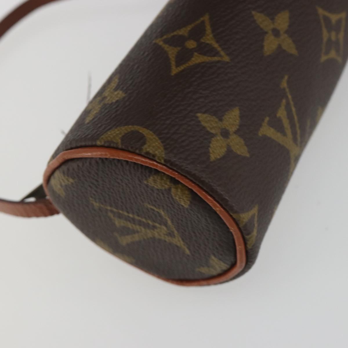 LOUIS VUITTON Monogram Papillon Pouch LV Auth 192642