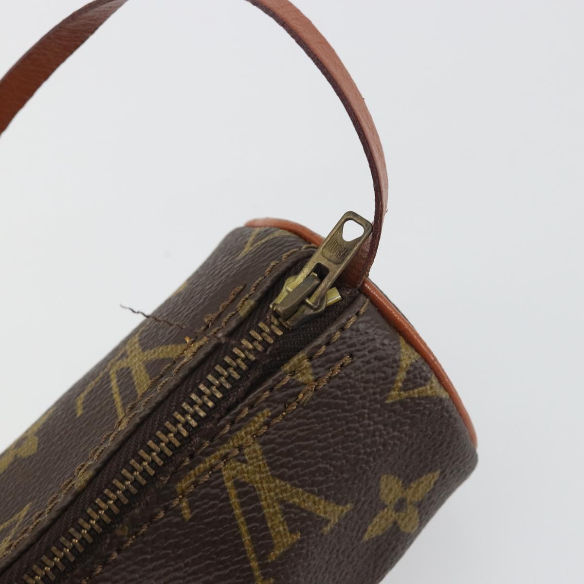 LOUIS VUITTON Monogram Papillon Pouch LV Auth 192642