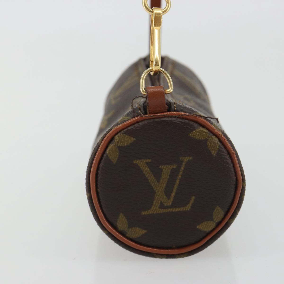 LOUIS VUITTON Monogram Papillon Pouch LV Auth 192642