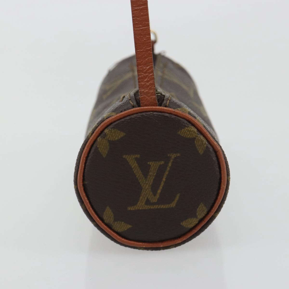 LOUIS VUITTON Monogram Papillon Pouch LV Auth 192642