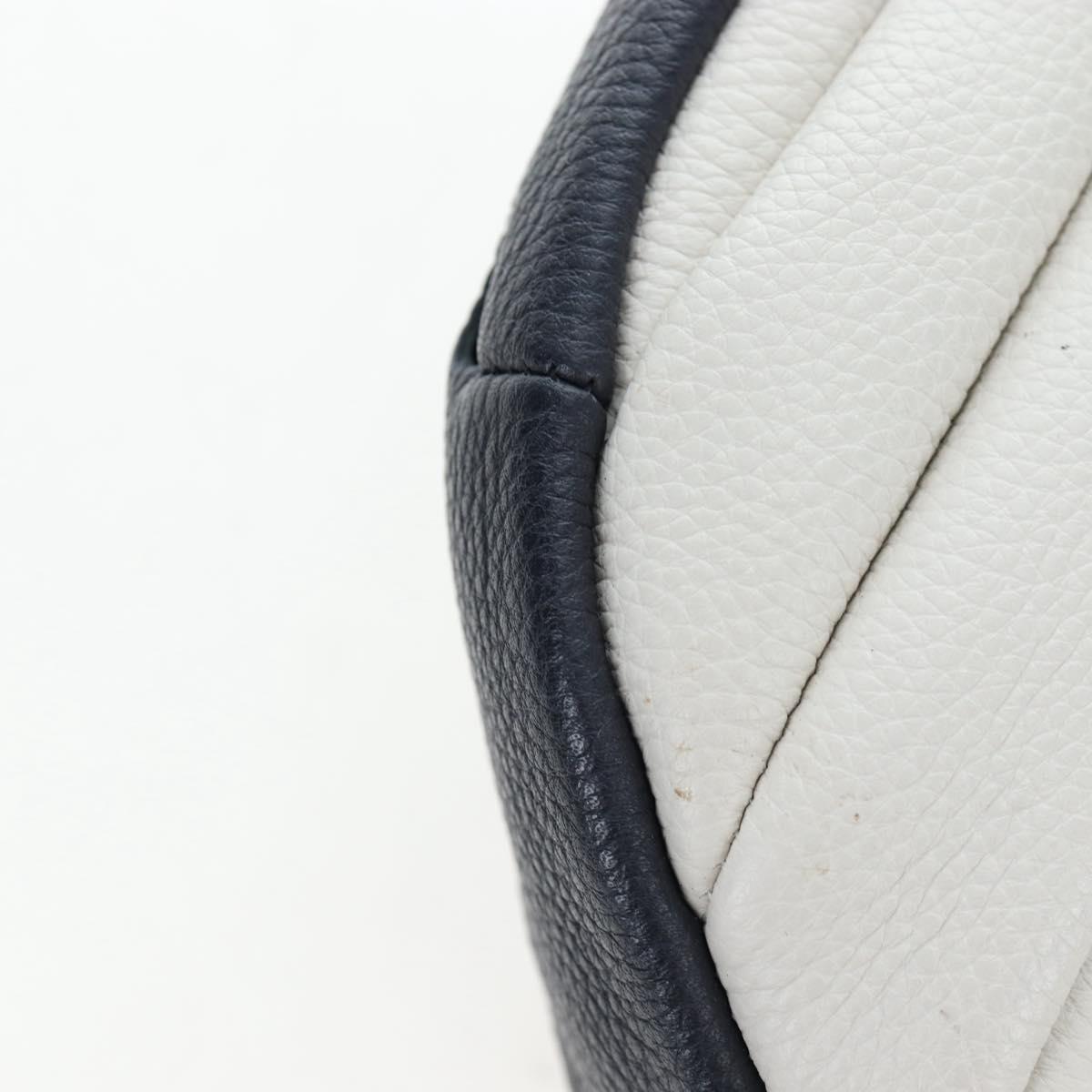 LOEWE Bag Leather Suna Fujita Collaboration Whale Navy Silver Auth 192644M