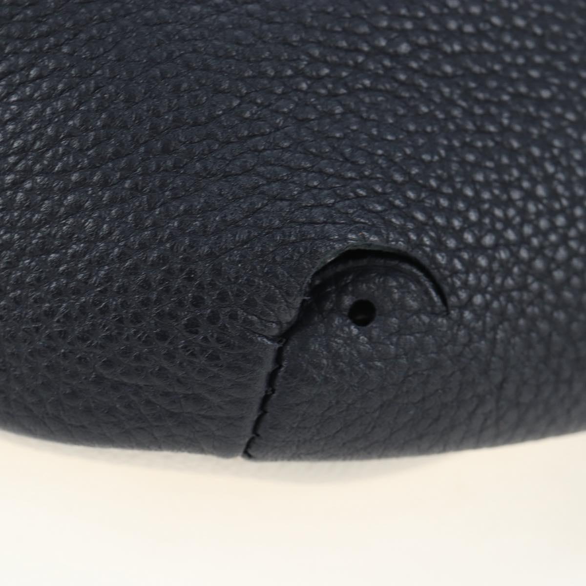 LOEWE Bag Leather Suna Fujita Collaboration Whale Navy Silver Auth 192644M
