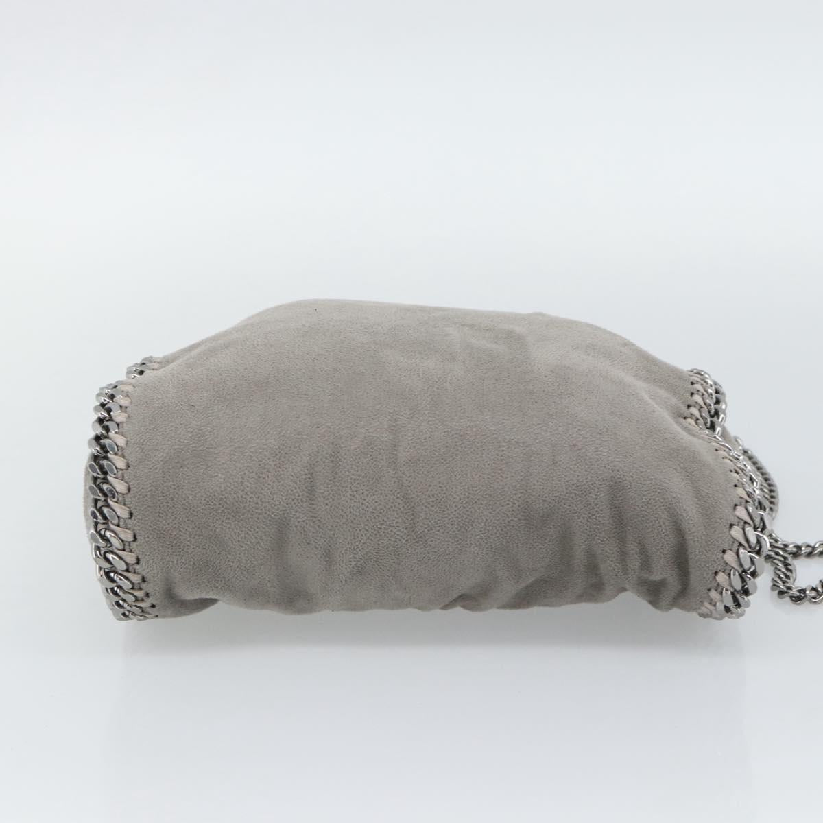 Stella MacCartney Falabella Chain Bag Polyester 2way Gray 495150 Auth 192646A