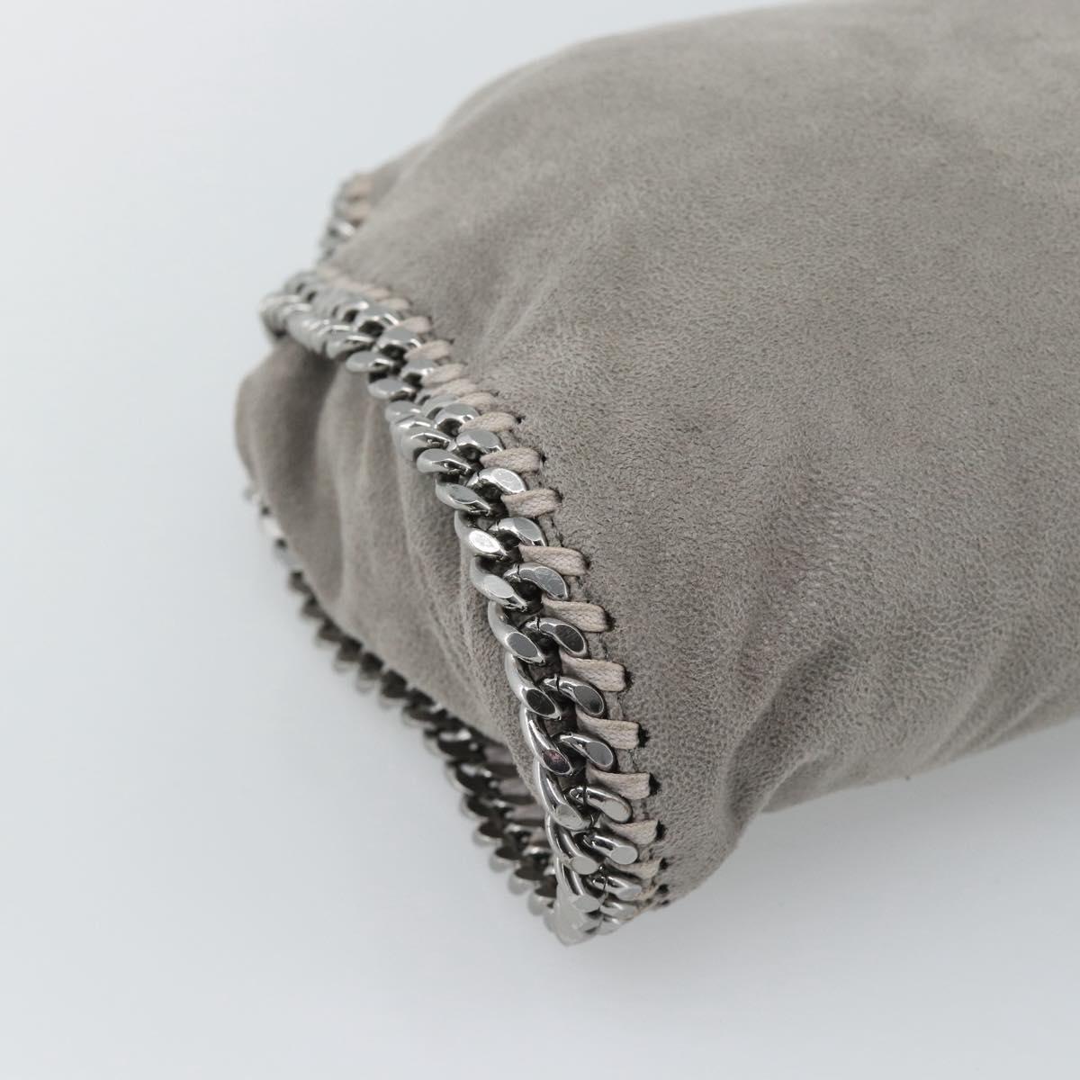 Stella MacCartney Falabella Chain Bag Polyester 2way Gray 495150 Auth 192646A