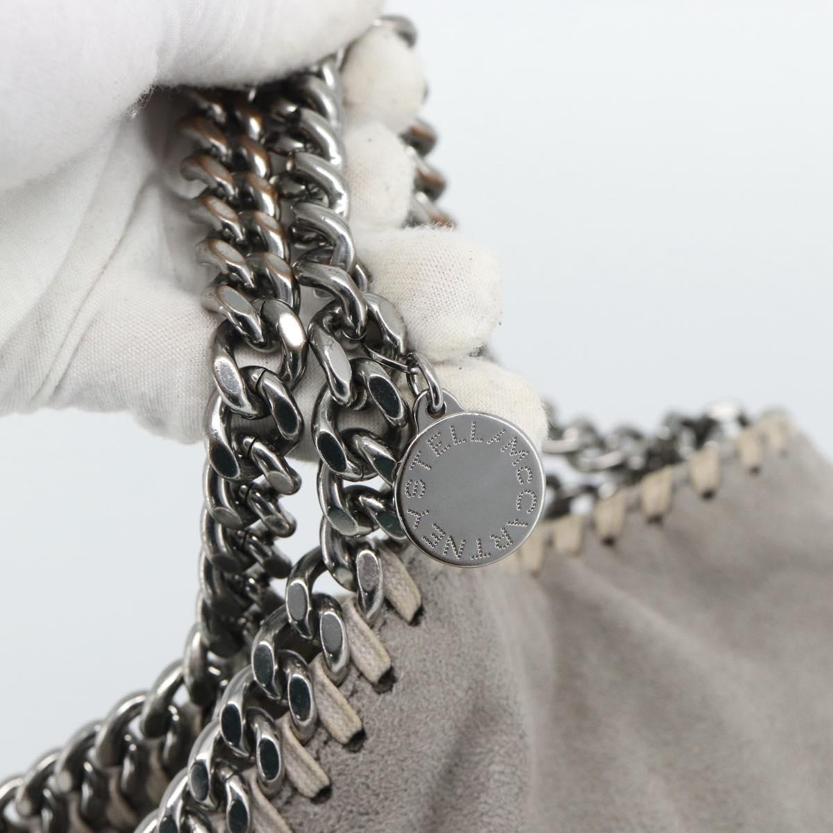 Stella MacCartney Falabella Chain Bag Polyester 2way Gray 495150 Auth 192646A