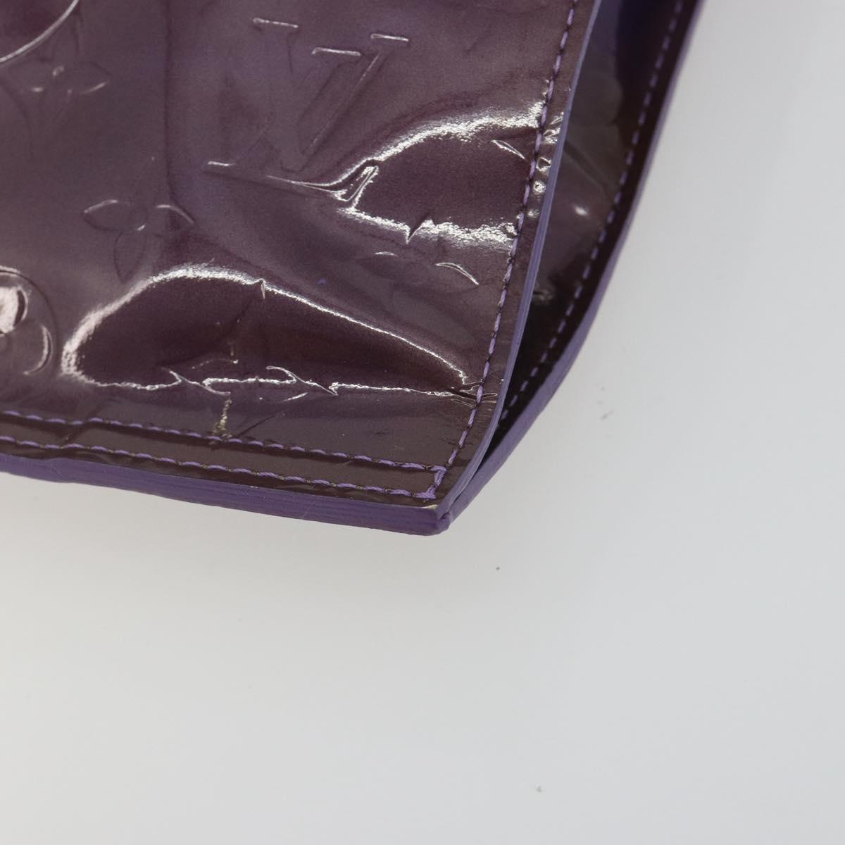 LOUIS VUITTON Monogram Vernis Stanton Tote Bag Purple Viole M91079 Auth 192648