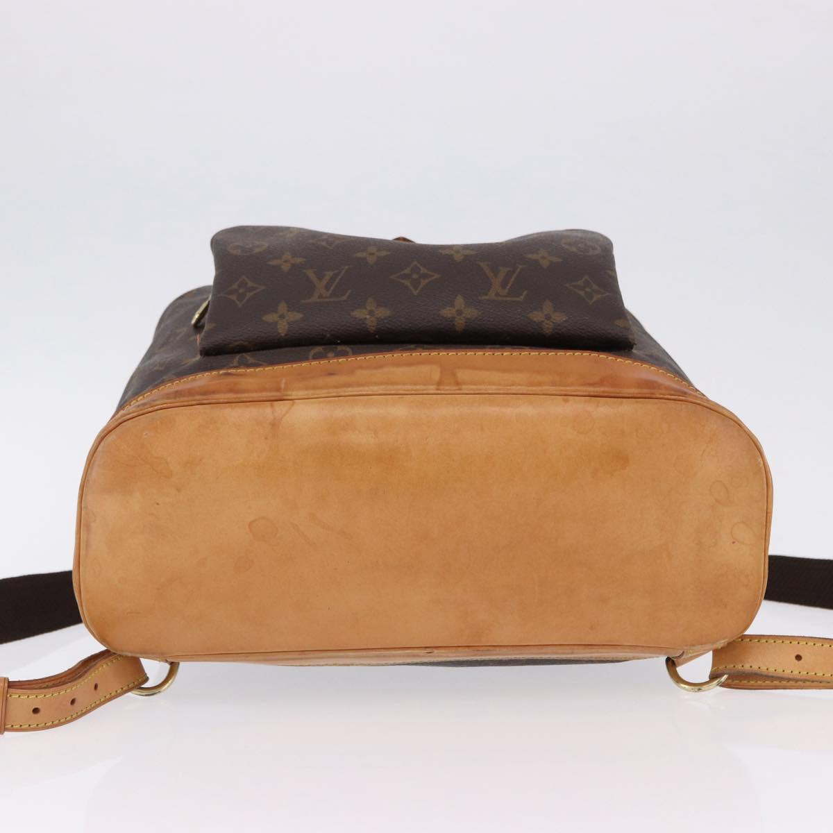 LOUIS VUITTON Monogram Montsouris GM Backpack M51135 LV Auth 192651A