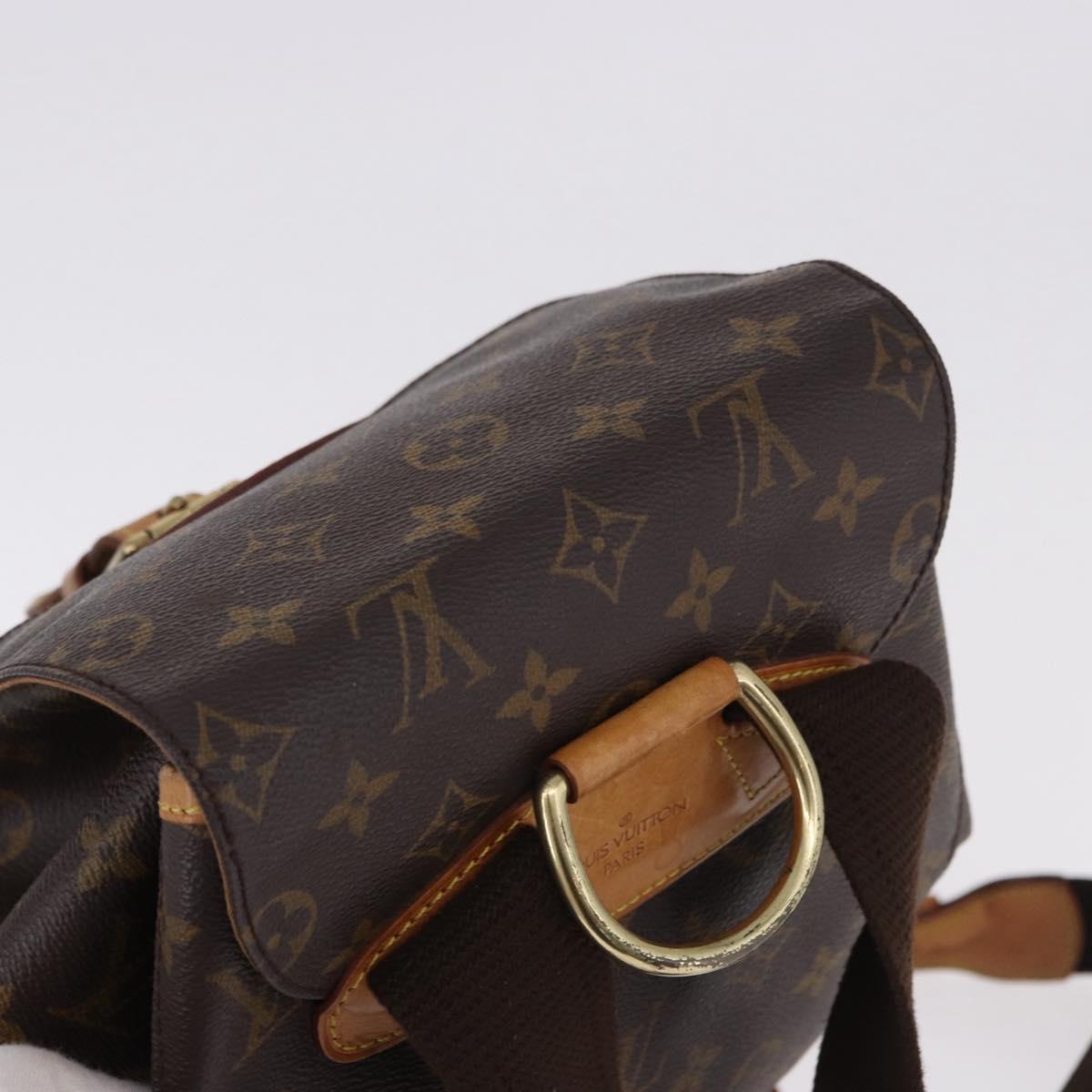 LOUIS VUITTON Monogram Montsouris GM Backpack M51135 LV Auth 192651A