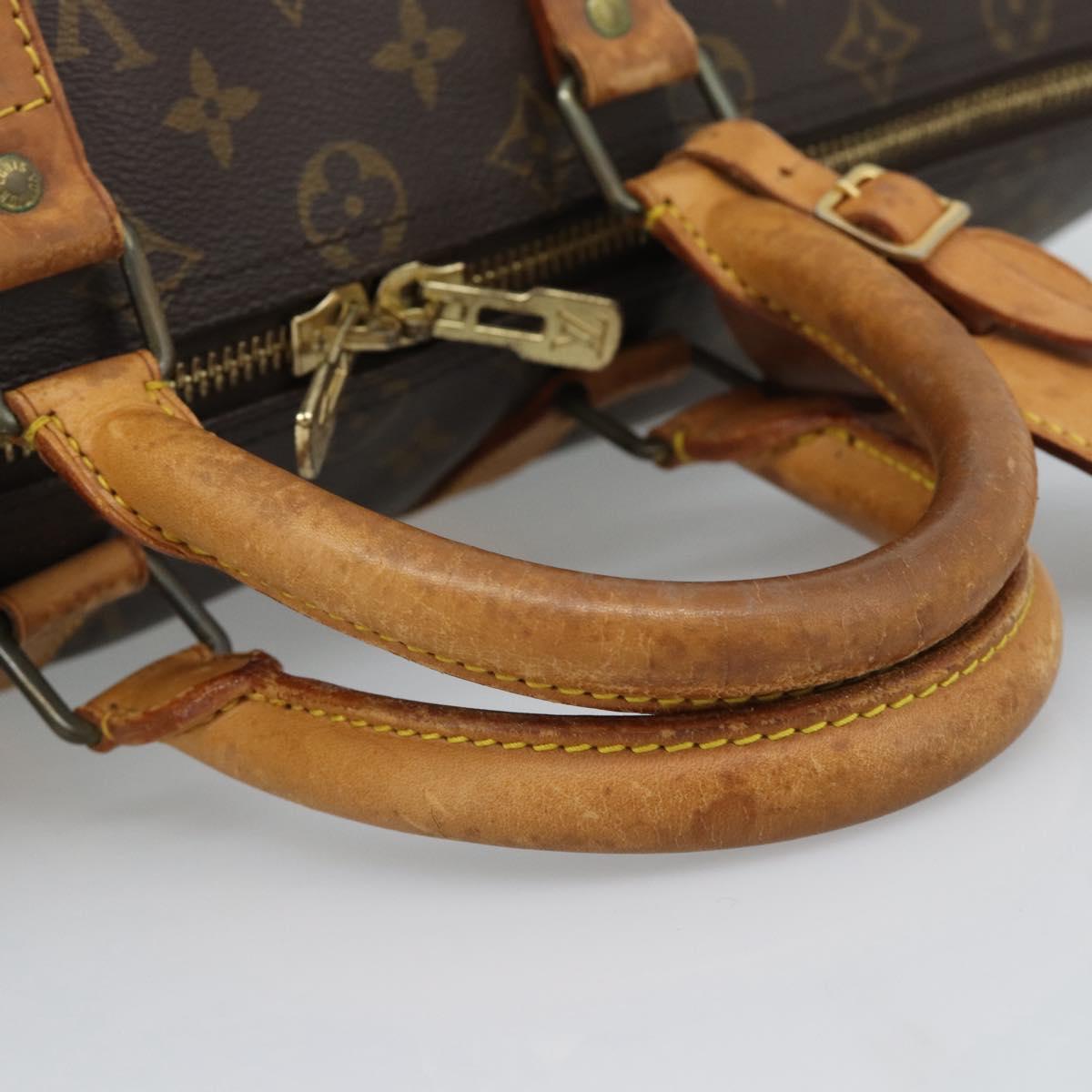 LOUIS VUITTON Monogram Keepall 50 Boston Bag M41426 LV Auth 192652