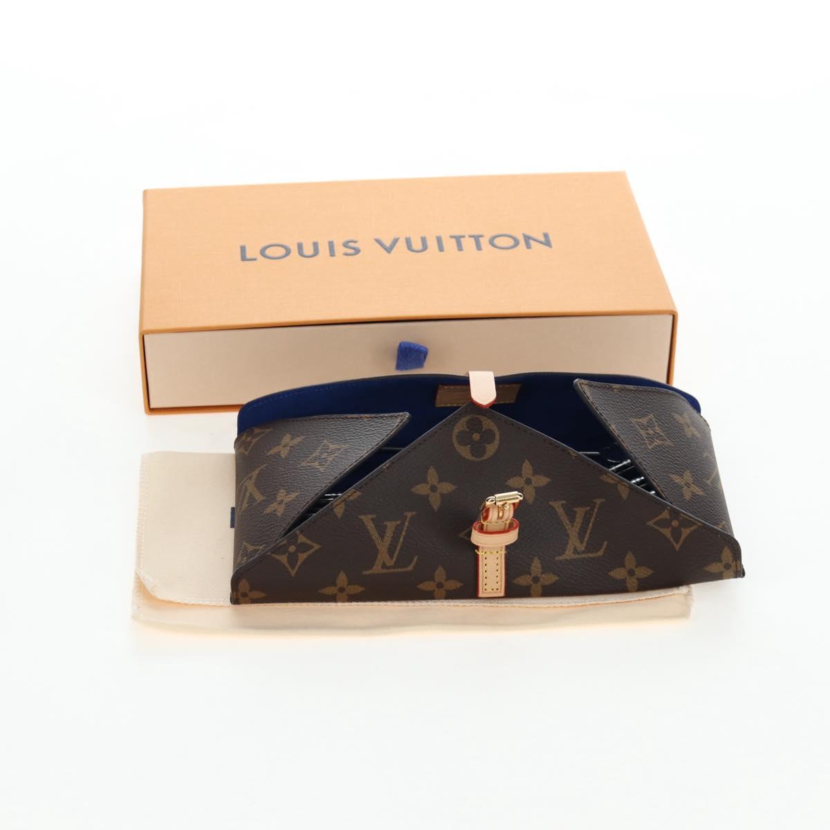 LOUIS VUITTON Monogram Etui6 Paille Accessory Case GI0477 LV Auth 192656M