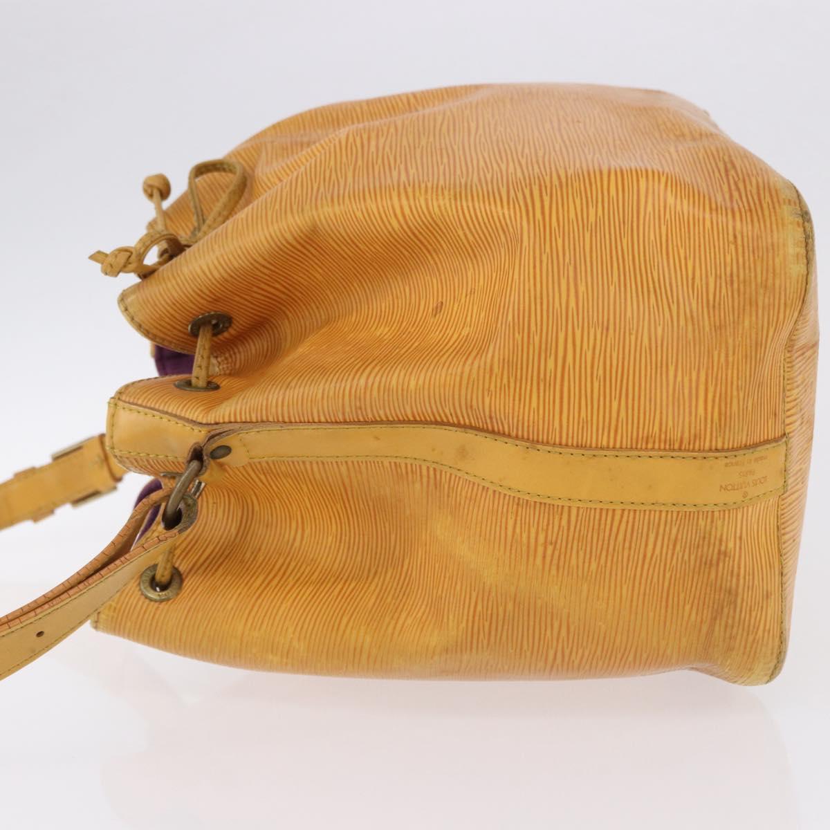 LOUIS VUITTON Epi Petit Noe Shoulder Bag Yellow M44109 LV Auth 192667