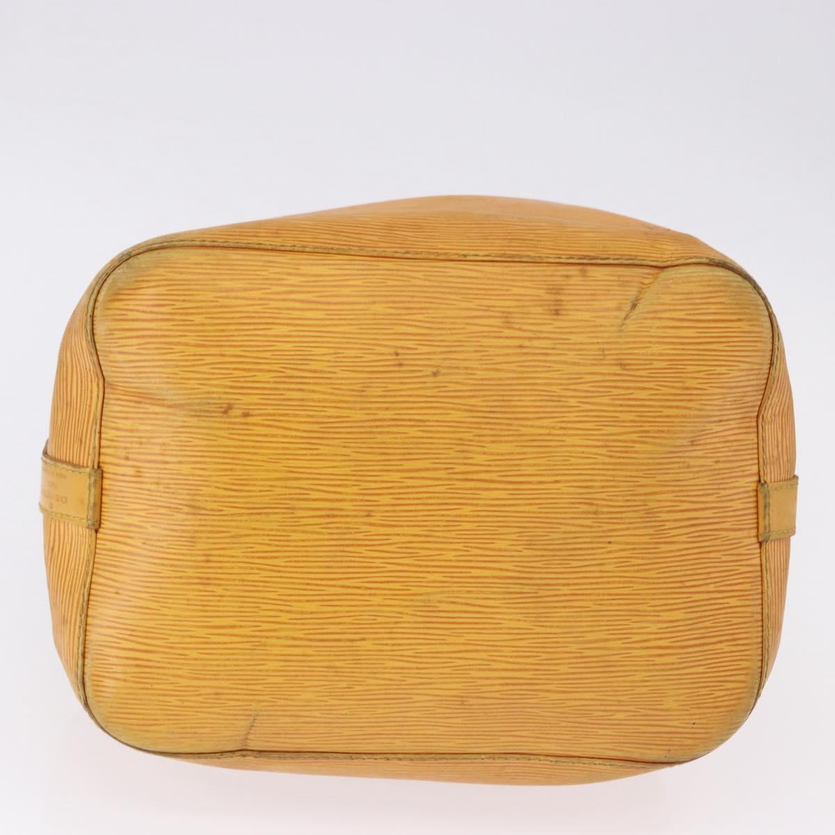LOUIS VUITTON Epi Petit Noe Shoulder Bag Yellow M44109 LV Auth 192667