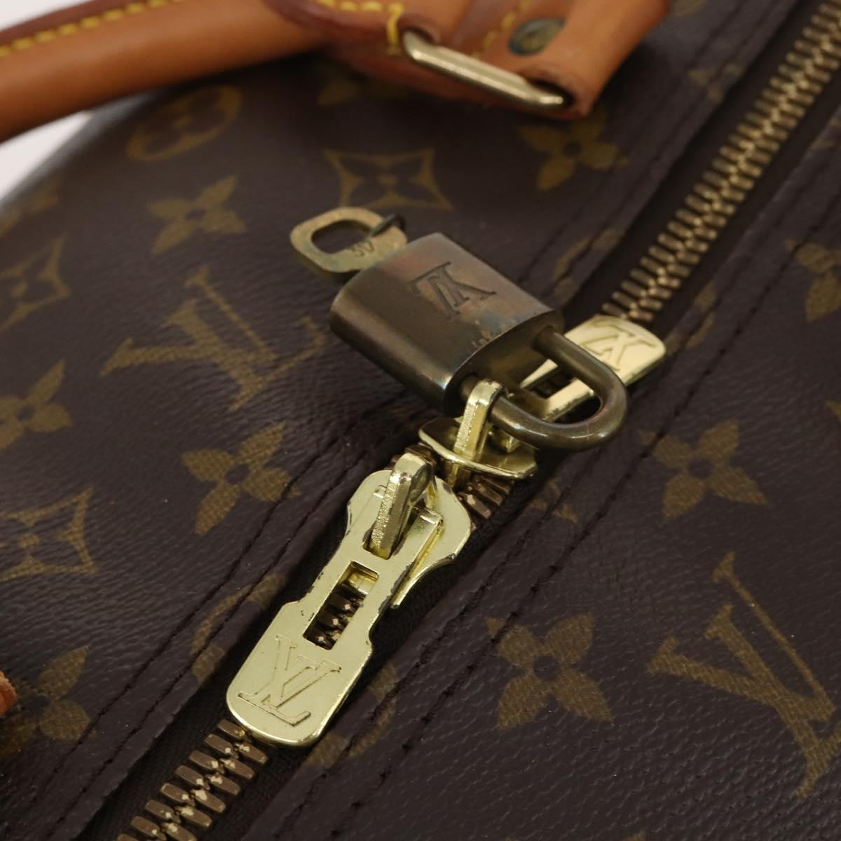 LOUIS VUITTON Monogram Keepall Bandouliere 60 Boston Bag M41412 LV Auth 192672A