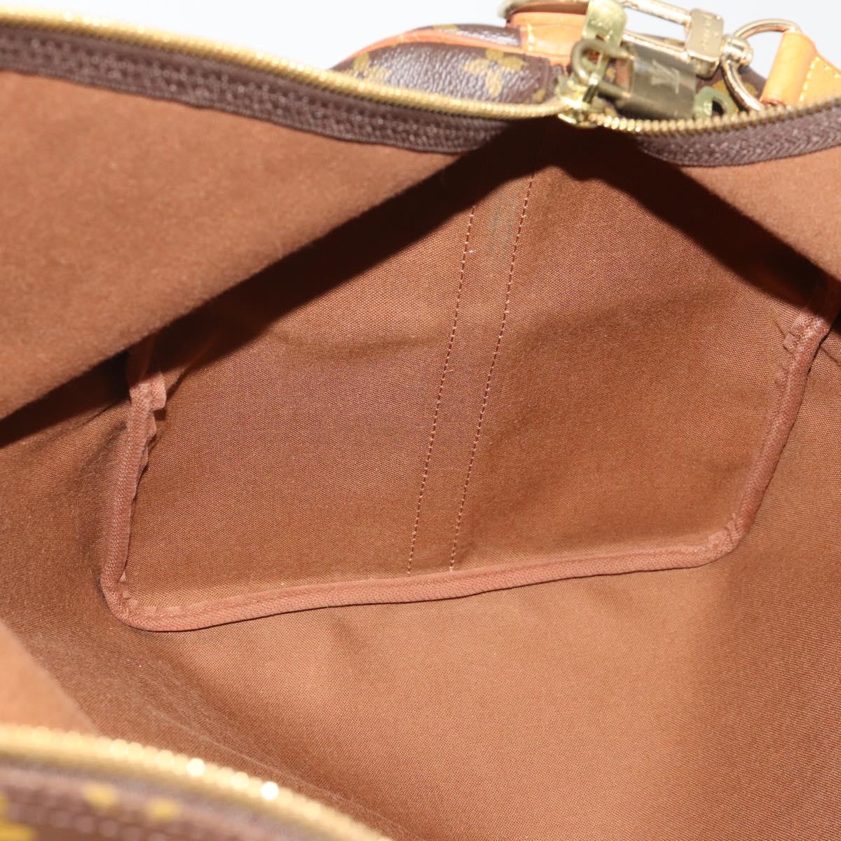 LOUIS VUITTON Monogram Keepall Bandouliere 60 Boston Bag M41412 LV Auth 192672A