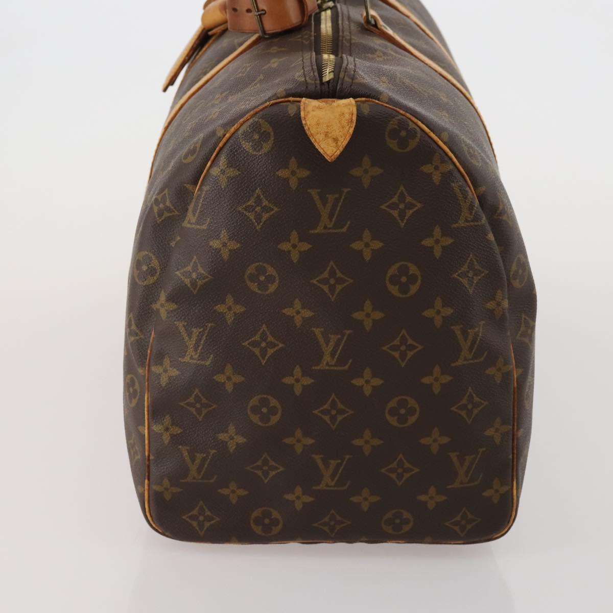 LOUIS VUITTON Monogram Keepall 50 Boston Bag M41426 LV Auth 192676