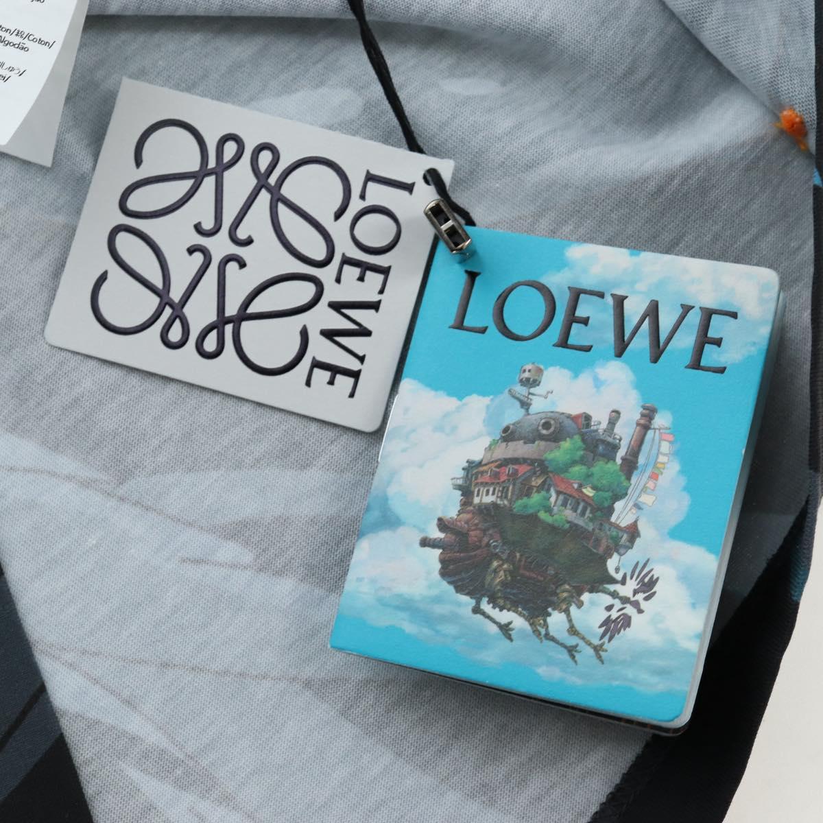 LOEWE Howl's Moving Castle Howl & Sophie T-shirt Cotton S Navy Auth 192680M